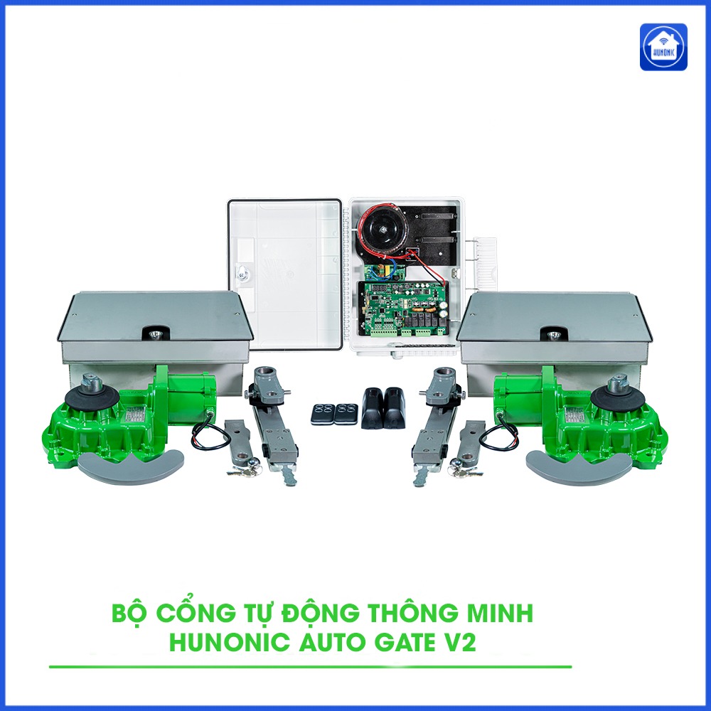Cổng Tự Động Hunonic Auto Gate V2 (Bộ 2 motor)