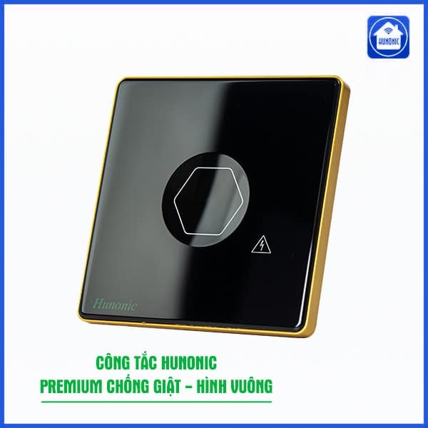Công Tắc Chống Giật Bình Nóng Lạnh Thông Minh Premium Hình Vuông
