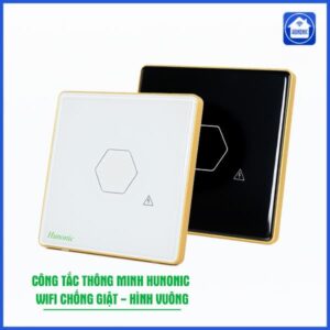 Công Tắc Chống Giật Bình Nóng Lạnh Wifi Thông Minh Hunonic