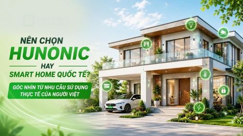 Nên chọn Hunonic hay Smart Home quốc tế? Góc nhìn từ nhu cầu sử dụng thực tế của người Việt